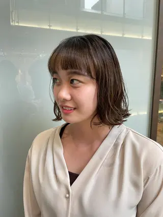 ショート 不破一輝/栄/矢場町 ボブ/レイヤー/艶髪のヘアスタイル