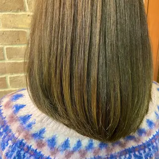 セミロング カラー 川崎 かなでのヘアスタイル
