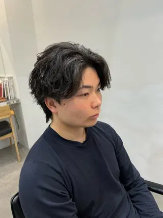 パーマ メンズ fifth 菅崎愛斗のヘアスタイル