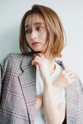 ミディアム カラー 似合わせ美髪ヘア✨ 天王寺．阿倍野🌈のヘアスタイル