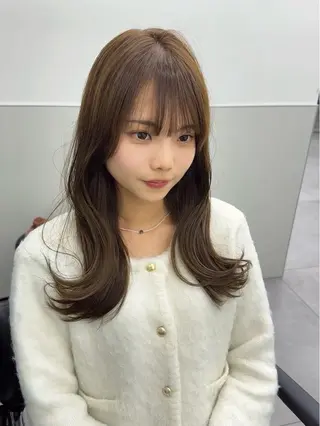 ロング カラー 韓国ヘア🇰🇷 スズキのヘアスタイル