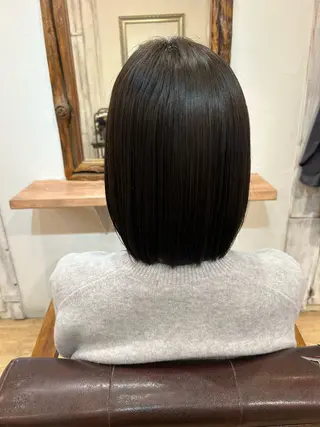 ミディアム カラー 今村 茜のヘアスタイル