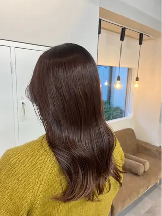 ロング カラー 佐藤 知子のヘアスタイル