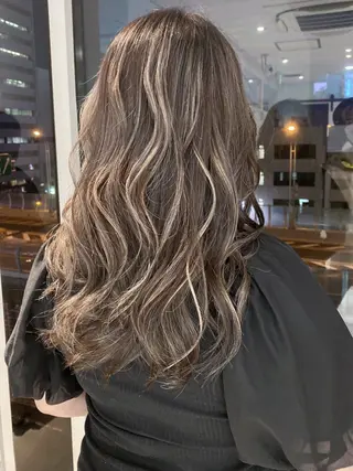 セミロング カラー welring hair salonのヘアスタイル