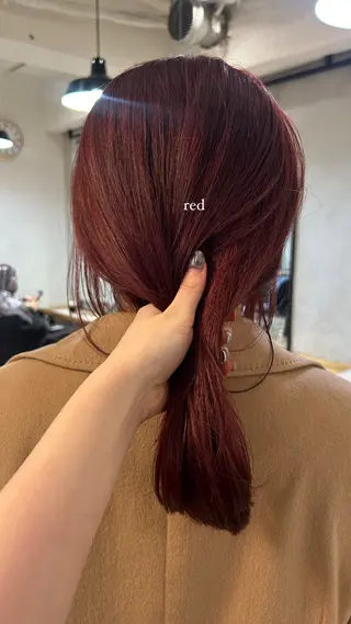 ミディアム カラー じゅわっと暖色カラー 🍊Moemiのヘアスタイル