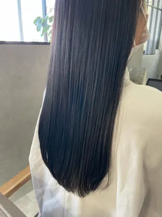 ロング 河原 亮のヘアスタイル