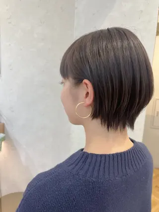 ショート カラー 透明感カラー│ レイヤーヘア中居美樹のヘアスタイル