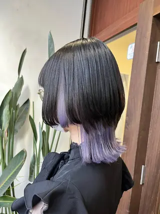セミロング カラー 🫧ハイトーン/ ブリーチ🫧白石航汰のヘアスタイル