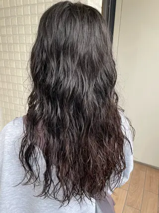 ロング パーマ 🎀レイヤー/パーマ カラー/ai🎀のヘアスタイル
