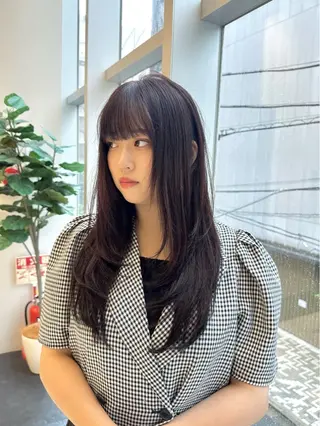 ロング カラー 矢野 晃平のヘアスタイル