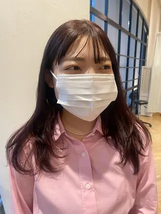 セミロング 増井 彩乃のヘアスタイル