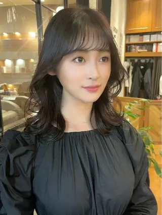 ミディアム 開發 智也のヘアスタイル