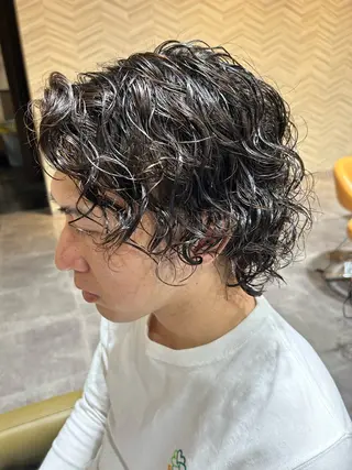 セミロング 福壽 智也のヘアスタイル