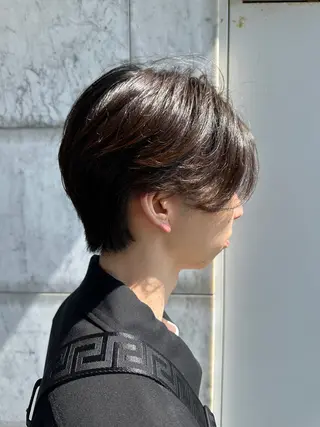 ショート パーマ メンズ ハッシュカット 田窪珠妃のヘアスタイル
