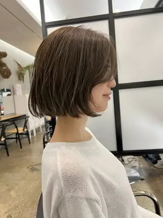 ミディアム くせっ毛カット タツヤのヘアスタイル