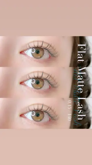 マツエク・マツパ mignon eye YUKINOのマツエク・マツパデザイン