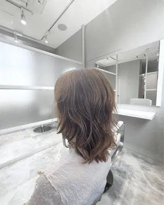 ミディアム 5 Noble ct .町田美容室のヘアスタイル