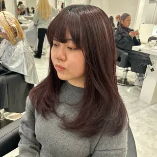 ロング カラー パーマ ヘアアレンジ メンズ キッズ 盛れ韓国ハイトーン 🎀Himari🎀のヘアスタイル
