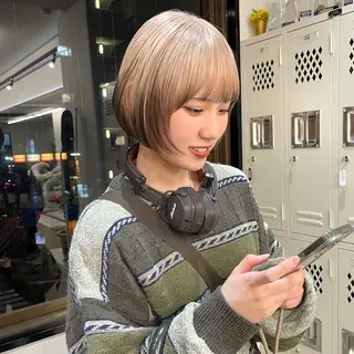 ショート カラー 初めてのショート お任せください✂️のヘアスタイル