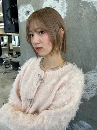 ショート レイヤー・ボブカット ／もえまる🌻のヘアスタイル