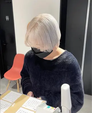 ショート カラー パーマ ヘアアレンジ ネイル マツエク・マツパ アイブロウ hair terra ce M奈良店のヘアスタイル