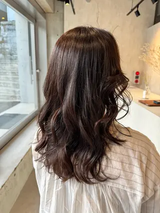 ロング デジタルパーマ💫/ 似合わせカット✂️のヘアスタイル