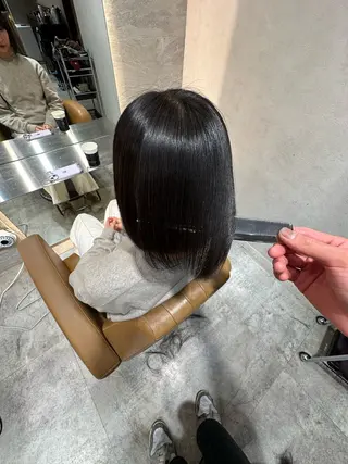 ミディアム 💚銀座/ボブ /縮毛矯正/芦川💚のヘアスタイル