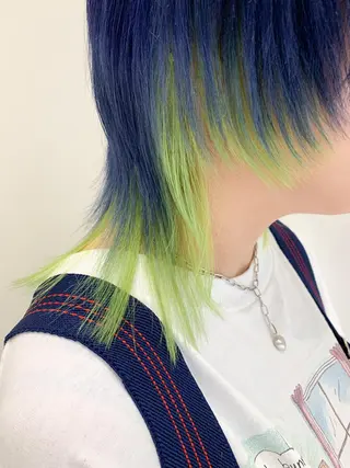 ミディアム 🍀ケアブリーチ カラー🍀坂井のヘアスタイル