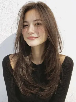 セミロング ❄️透明感カラー❄️ メンズ✂️TOWAのヘアスタイル