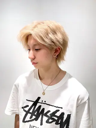 メンズ 韓国ヘア/レイヤー/ 顔まわり/りょーとのヘアスタイル