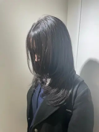 セミロング カラー 🫧透明感/美髪🫧 Hiroakiのヘアスタイル