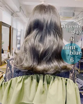 セミロング カラー 360°キレイな ショートカットのヘアスタイル