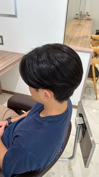 ショート パーマ メンズ 【メンズパーマ✨️ 髪質改善矯正】岩城のヘアスタイル
