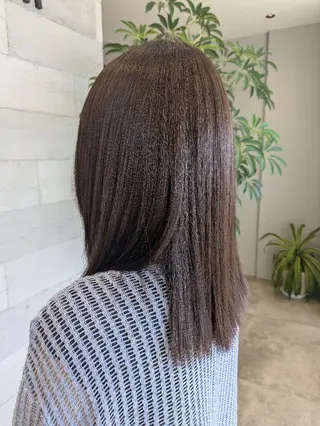 ロング カラー 山田 愛/川中島/縮毛矯正のヘアスタイル