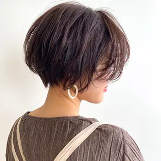 ショート カラー パーマ ヘアアレンジ 似合わせカラー / レイヤーMADOKAのヘアスタイル