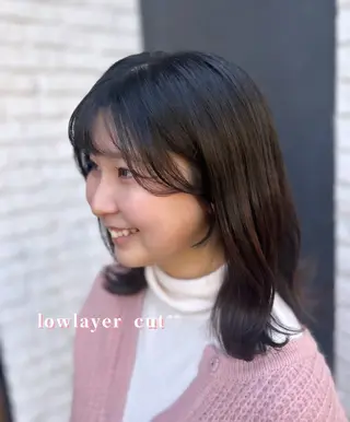 ミディアム 🤍FLEAR 白濱 かえで🎀.⋆のヘアスタイル