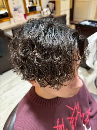 パーマ メンズ メンズカット パーマ特化  清士郎のヘアスタイル