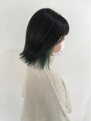 ミディアム 金井愛華 【monolith】のヘアスタイル