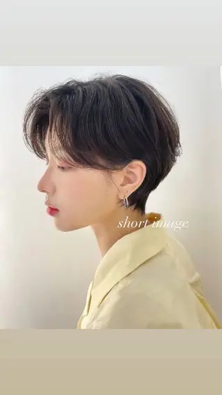 ショート ♡レイヤーボブ パーマ/うらら♡のヘアスタイル