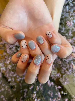 ネイル crystal ⭐︎ colorのネイルデザイン