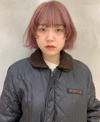 ショート カラー 圧倒的デザイン力 店長🎨RENAのヘアスタイル