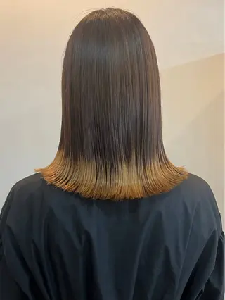 ミディアム カラー SAKURA omotesandoのヘアスタイル