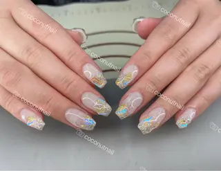 ネイル 神田 ココナッツのネイルデザイン