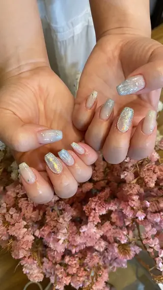 ネイル crystal ⭐︎ colorのネイルデザイン