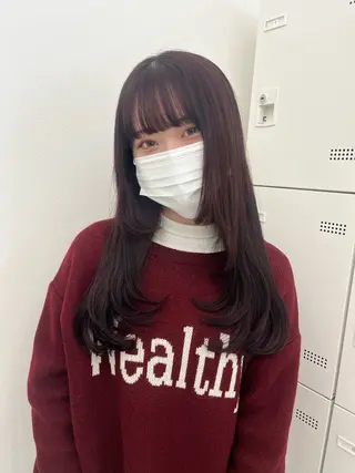 セミロング カラー ヘアアレンジ 愛されカラー🩷 はるなのヘアスタイル