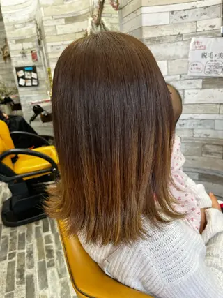 ミディアム カラー 大坪 拓斗のヘアスタイル