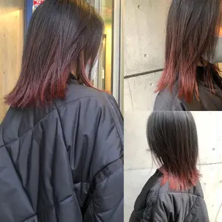 ミディアム カラー 山本 芳喜のヘアスタイル