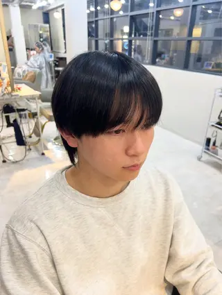 ショート メンズ 寒色ブリーチ練習 モデル募集✨️NOAのヘアスタイル