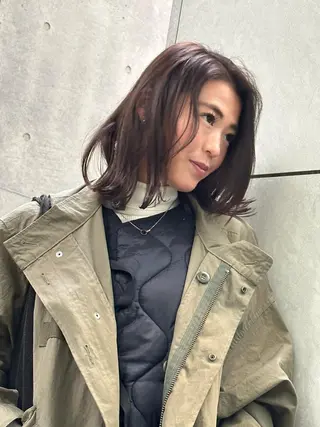 ミディアム 表参道美容師 ぶんじのヘアスタイル