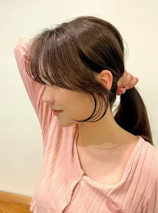 ロング カラー VIEW EHIME 齋藤  あつきのヘアスタイル